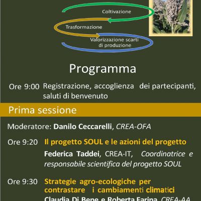 1° Evento di divulgazione del progetto “Soul” – 5 aprile 2024